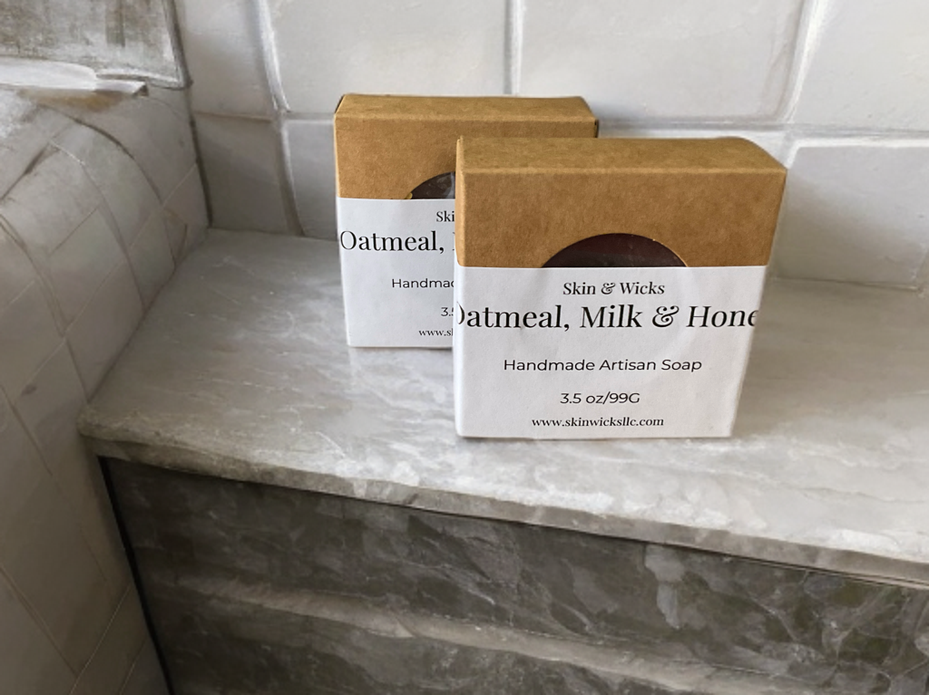 Luxury Oatmeal Milk, and Honey Artisan Soap 