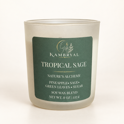 Tropical Sage Ritual — Fresh Candle