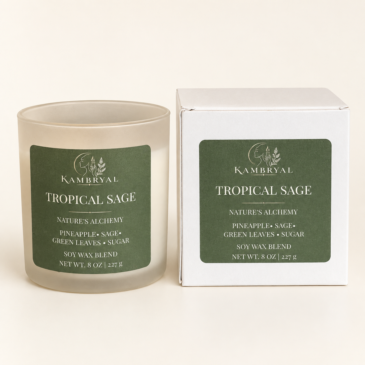 Tropical Sage Ritual — Fresh Candle