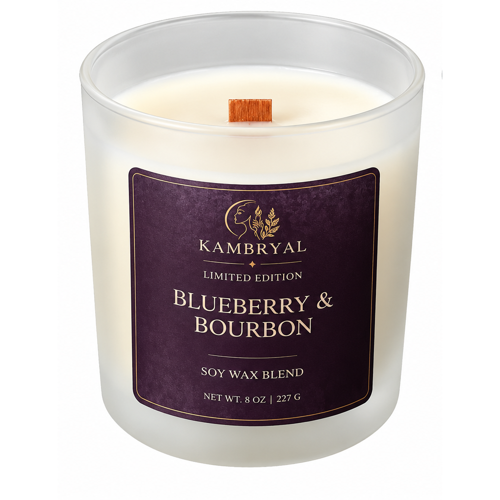 KAMBRYAL Blueberry & Bourbon limited edition candle