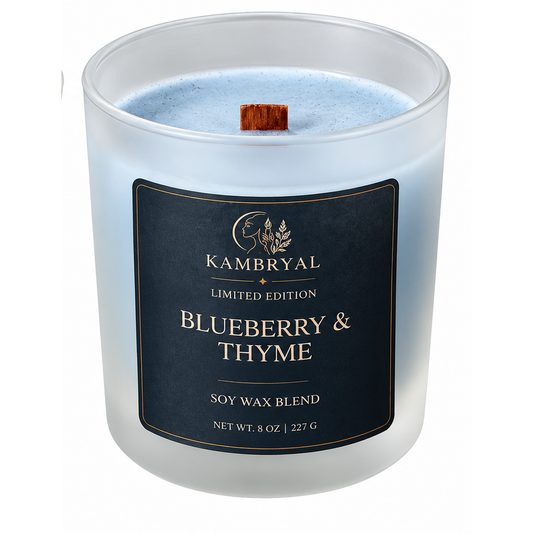 KAMBRYAL Blueberry & Thyme limited edition candle