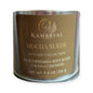 KAMBRYAL Mocha Suede Autumn Collection silver tin front